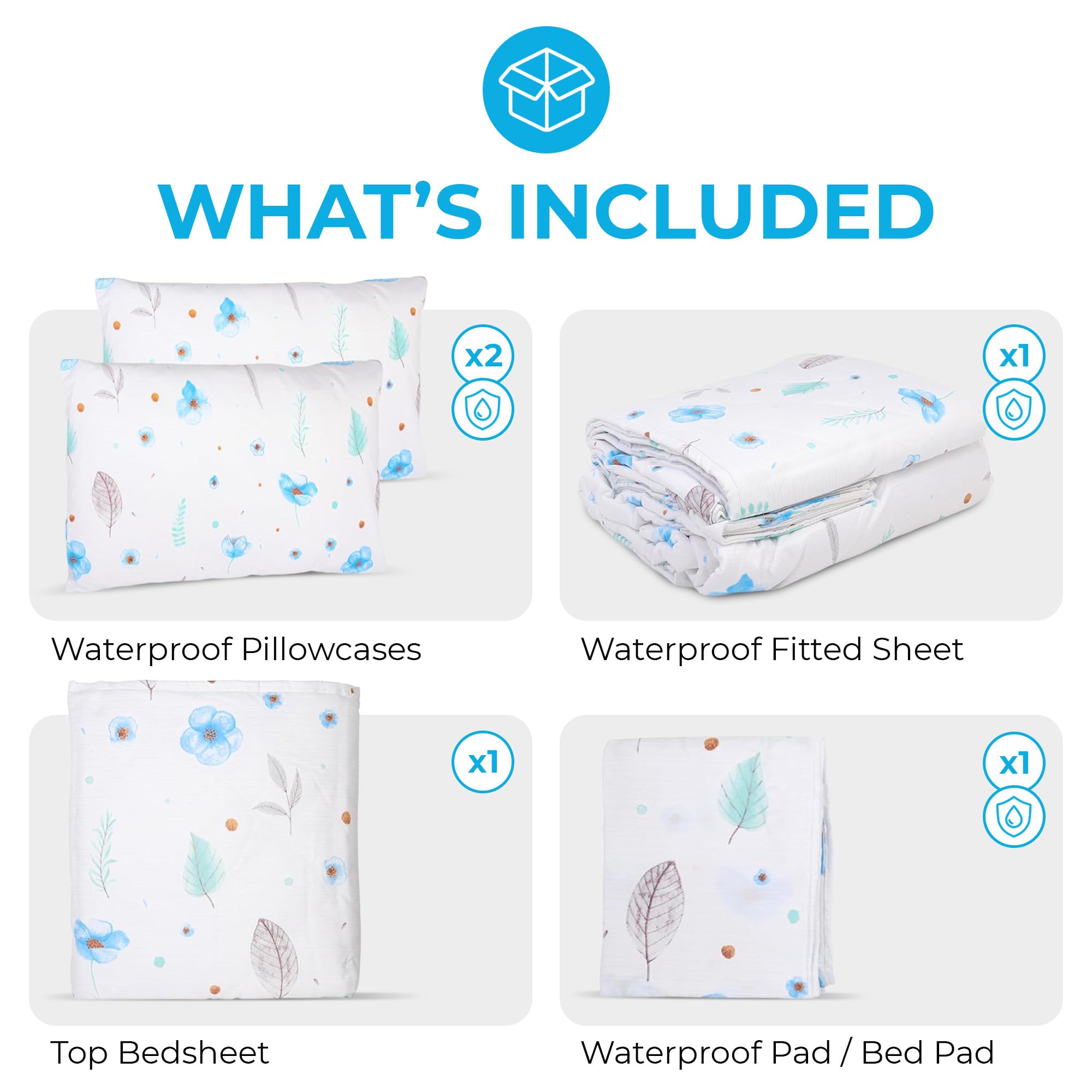 Miracle Dual Sheets - Silent, Waterproof Absorbent Bed Sheets